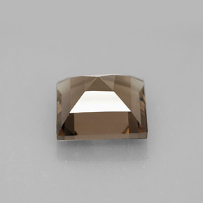 4.16캐럿 천연 스모키 브라운 스모키 쿼츠, 스퀘어, 10×10 mm, VVS-VS