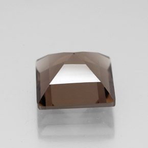 4.30캐럿 천연 스모키 브라운 스모키 쿼츠, 스퀘어, 10.1×10 mm, VVS-VS