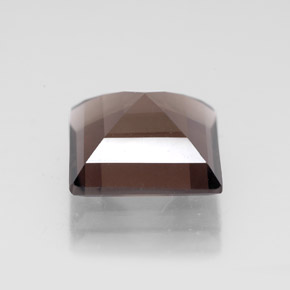 4.15캐럿 천연 스모키 브라운 스모키 쿼츠, 스퀘어, 10×10 mm, VVS