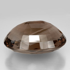 194.90캐럿 천연 스모키 브라운 스모키 쿼츠, 타원형 컷, 45×31.2 mm, IF