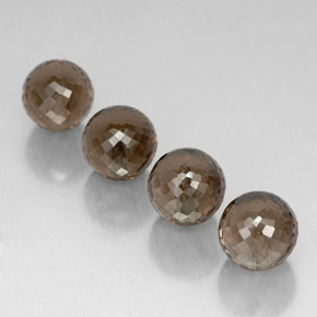 캐럿 천연 스모키 브라운 스모키 쿼츠 보석, 구형 / 볼, 10.11 mm, VVS-VS