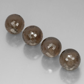 캐럿 천연 스모키 브라운 스모키 쿼츠 보석, 구형 / 볼, 10.01 mm, VVS-VS