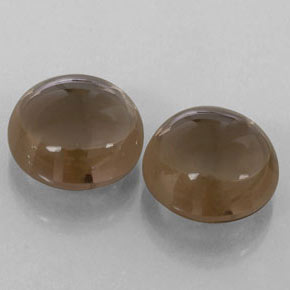 캐럿 천연 스모키 브라운 스모키 쿼츠 보석, 투명한, 14.06 mm, 투명/반투명