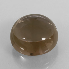 14.58캐럿 천연 스모키 브라운 스모키 쿼츠, 투명한, 15.04 mm, 투명/반투명
