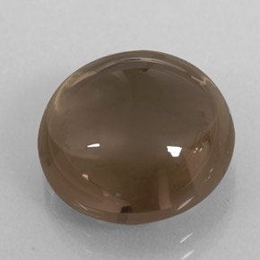 13.14캐럿 천연 스모키 브라운 스모키 쿼츠, 투명한, 15.17 mm, 투명/반투명