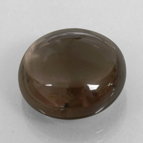 11.68캐럿 천연 스모키 브라운 스모키 쿼츠, 투명한, 15.06 mm, 투명/반투명