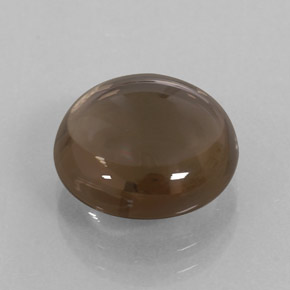 5.65캐럿 천연 스모키 브라운 스모키 쿼츠, 투명한, 12.00 mm, 투명/반투명