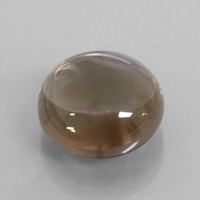 6.81캐럿 천연 스모키 브라운 스모키 쿼츠, 투명한, 12.20 mm, 투명/반투명