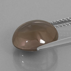 4.54캐럿 천연 스모키 브라운 스모키 쿼츠, 라운드 컷, 투명한