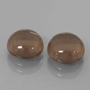 캐럿 천연 스모키 브라운 스모키 쿼츠 보석, 라운드 컷, 8.14 mm, 투명한