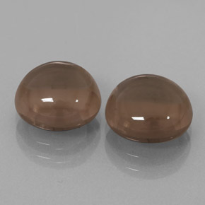 캐럿 천연 스모키 브라운 스모키 쿼츠 보석, 라운드 컷, 9.02 mm, 투명한