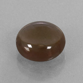 2.76캐럿 천연 스모키 브라운 스모키 쿼츠, 라운드 컷, 9.19 mm, 투명한