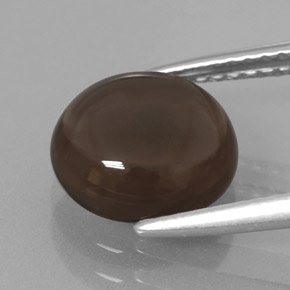 2.58캐럿 천연 스모키 브라운 스모키 쿼츠, 라운드 컷, 투명한