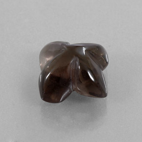 6.63캐럿 천연 스모키 브라운 스모키 쿼츠, 투명한, 11.4×11.3 mm, 투명/반투명