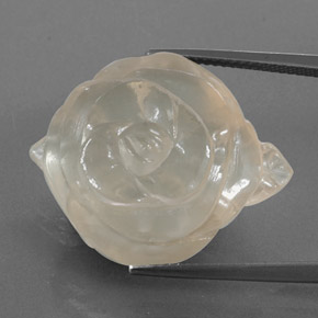 41.66캐럿 천연 스모키 브라운 스모키 쿼츠, 멋진 모양, 26.7×20.8 mm, 투명한