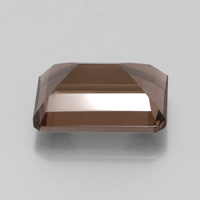 14.65캐럿 천연 브라운 스모키 쿼츠, 에메랄드 컷, 18×13.1 mm, VS