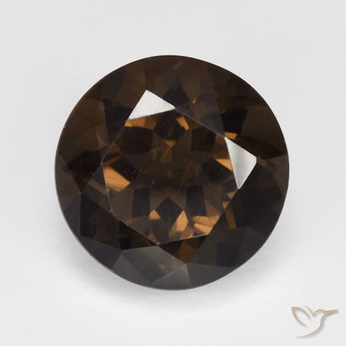 5.80ct 자연스러운 갈색 스모키 쿼츠, 둥근, VVS