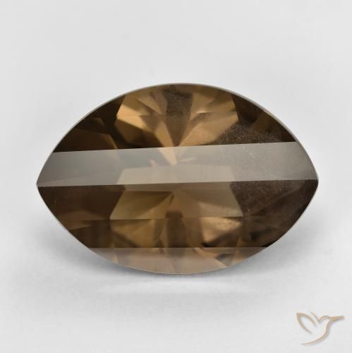 9.76ct 자연스러운 웜 브라운 스모키 쿼츠, 보석, VS