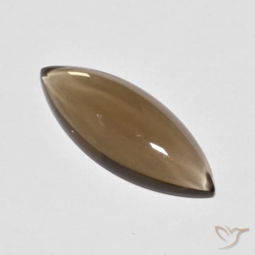 5.67ct 자연스러운 웜 브라운 스모키 쿼츠, 보석, 투명한