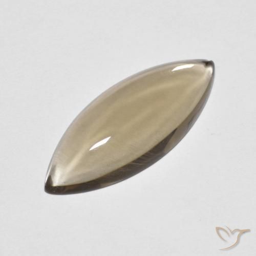5.63ct 자연스러운 웜 브라운 스모키 쿼츠, 보석, 투명한