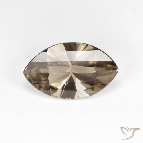 2.48ct 자연스러운 라이트 모카 스모키 쿼츠, 보석, VVS