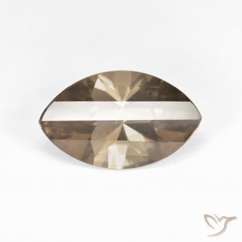 2.73ct 자연스러운 미디엄 라이트 브라운 스모키 쿼츠, 보석, VVS