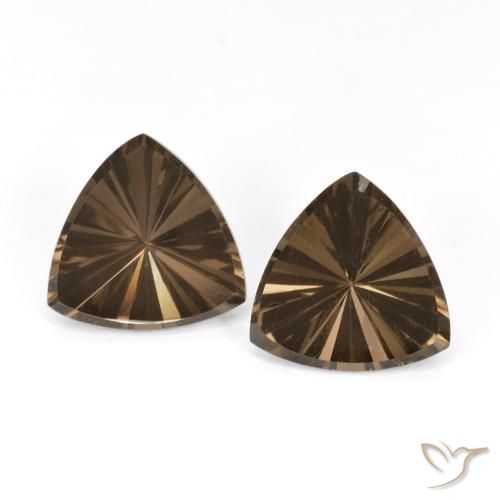 5.11캐럿 천연 짙은 갈색 스모키 쿼츠 보석, 일조, VVS