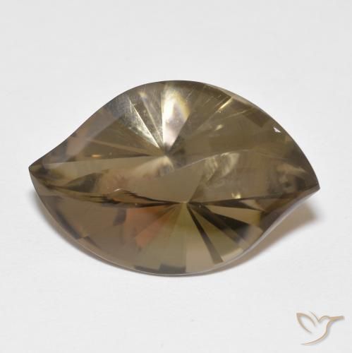 10.70ct 자연스러운 웜 브라운 스모키 쿼츠, 보석, 투명한