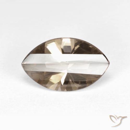 2.43ct 자연스러운 엄버 브라운 스모키 쿼츠, 보석, VVS