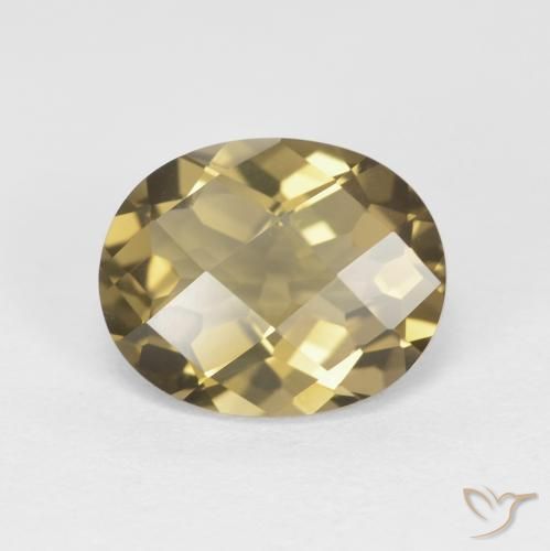 2.43ct 자연스러운 커피브라운 스모키 쿼츠, 타원형, VVS
