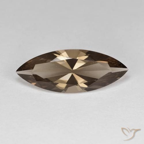 3.10ct 자연스러운 웜 브라운 스모키 쿼츠, 보석, VVS
