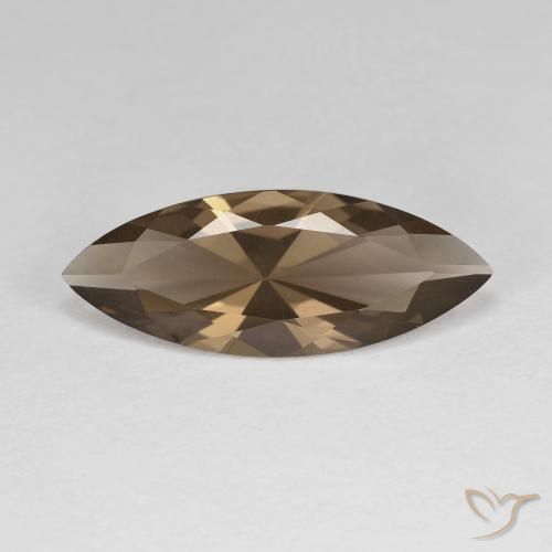 2.74ct 자연스러운 웜 브라운 스모키 쿼츠, 보석, VVS