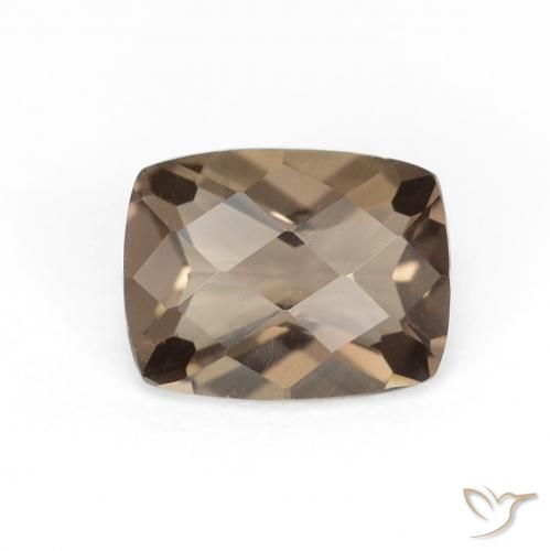 1.82ct 자연스러운 Medium Light-Brown 스모키 쿼츠, 방석, VVS
