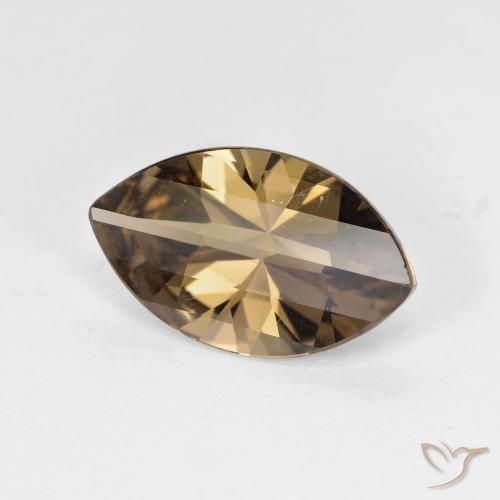 2.49ct 자연스러운 라이트 커피 브라운 스모키 쿼츠, 보석, VVS