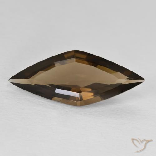4.75ct 자연스러운 진저브라운 스모키 쿼츠, 팬시한, VVS