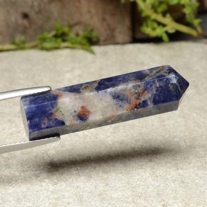 20.35캐럿 천연 멀티컬러 소달라이트, 멋진 모양, 32.7×8.8 mm, 불투명체