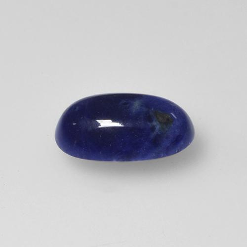 1.20캐럿 천연 멀티컬러 소달라이트, 타원형 컷, 9.3×5.6 mm, 불투명체