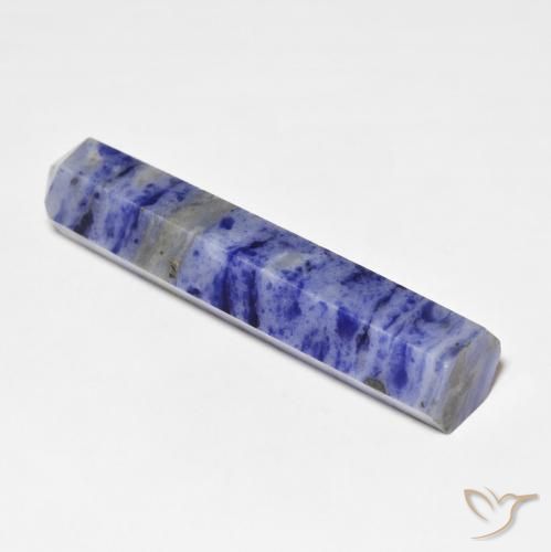 25.00캐럿 천연 회청색 소달라이트, 멋진 모양, 불투명체