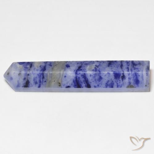 25.00캐럿 천연 회청색 소달라이트, 멋진 모양, 불투명체