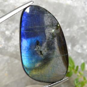 14.98캐럿 천연 멀티컬러 스펙트롤라이트, 멋진 모양, 28.1×16.8 mm, 불투명체