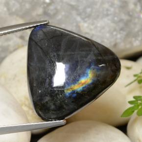 21.80캐럿 천연 다색 스펙트롤라이트, 일조, 불투명체