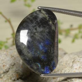 16.24캐럿 천연 멀티컬러 스펙트롤라이트, 멋진 모양, 26.6×18.5 mm, 불투명체