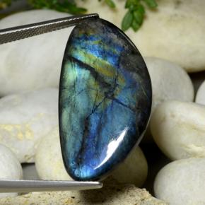 20.62캐럿 천연 다색 스펙트롤라이트, 멋진 모양, 불투명체