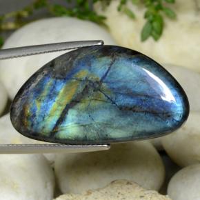 20.62캐럿 천연 다색 스펙트롤라이트, 멋진 모양, 불투명체