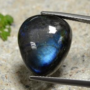 11.36캐럿 천연 다색 스펙트롤라이트, 배 모양, 불투명체