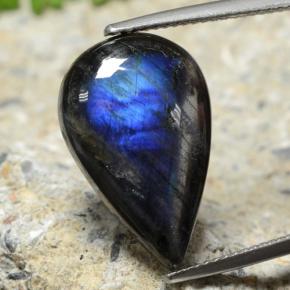 8.15캐럿 천연 다색 스펙트롤라이트, 배 모양, 불투명체