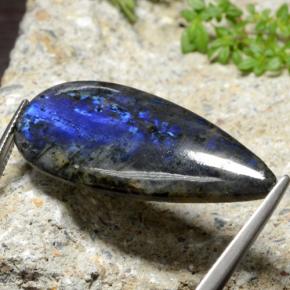 20.21캐럿 천연 다색 스펙트롤라이트, 배 모양, 불투명체