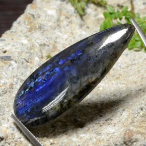 20.21캐럿 천연 다색 스펙트롤라이트, 배 모양, 불투명체