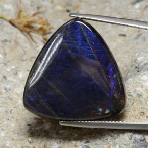 23.11캐럿 천연 멀티컬러 스펙트롤라이트, 트릴리언, 25.2×24.6 mm, 불투명체