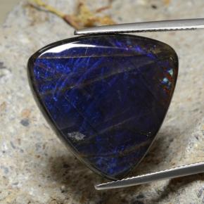 23.11캐럿 천연 멀티컬러 스펙트롤라이트, 트릴리언, 25.2×24.6 mm, 불투명체